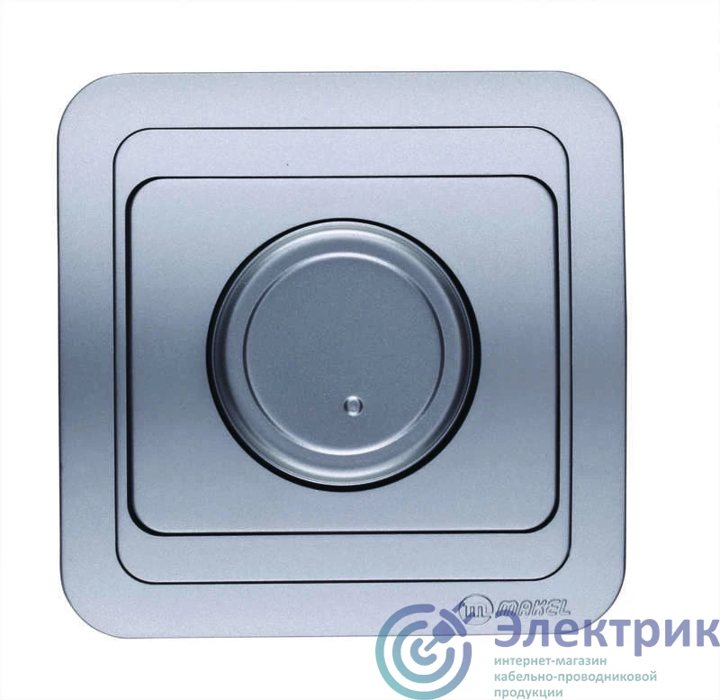 23411 | Светорегулятор СП 600Вт Mimoza серебр./серебр. Makel