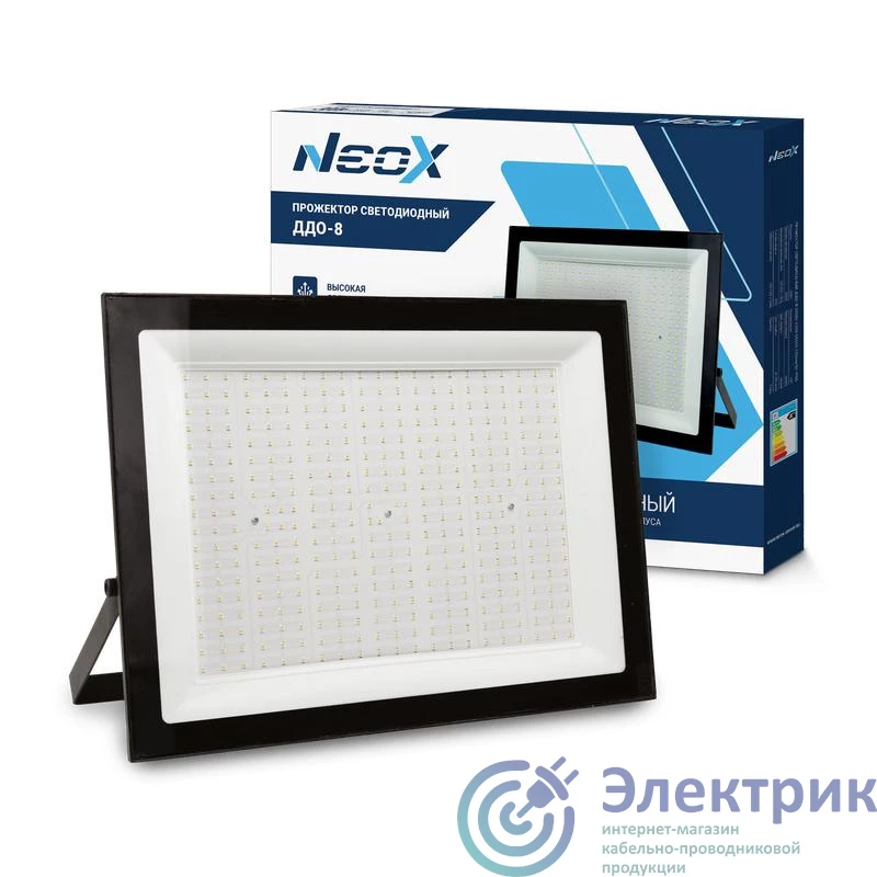 4690612038186 | Прожектор светодиодный ДДО-8 300Вт 6500К IP65 30000лм 230В 100лм/Вт NEOX