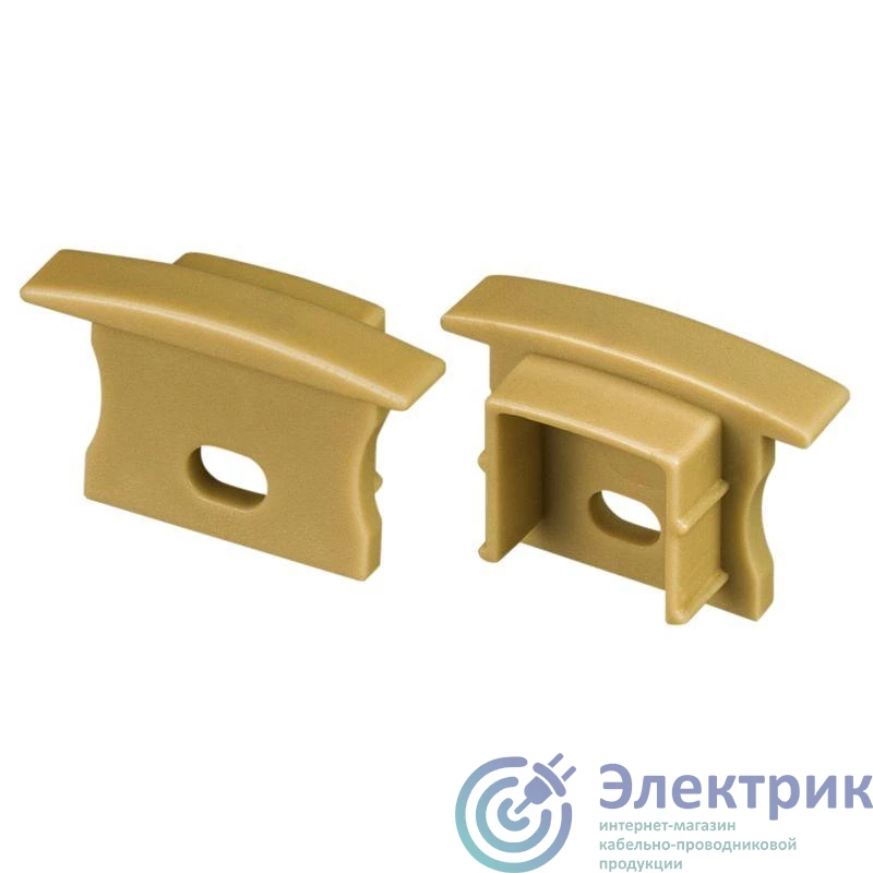 040002 | Заглушка ARH-LINE-2315-F с отверстием GOLD пластик Arlight