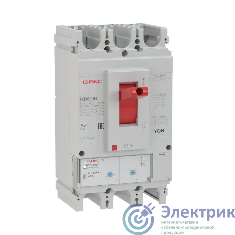 MD630F-TM630 | Выключатель автоматический YON  в литом корпусе DKC 