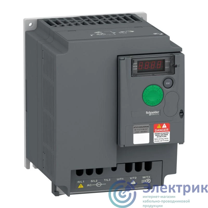 ATV310HU55N4E | Преобразователь частоты ATV310 5.5кВт 380В 3ф SchE