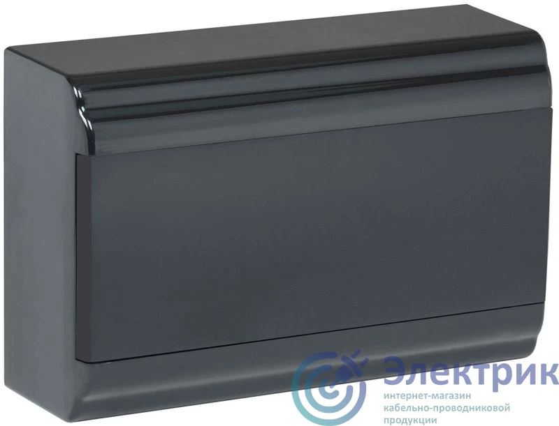 MKP13-N-01-12-41-K02 | Корпус модульный навесной ЩРН-П-12 PRIME IP41 пластик. черн. IEK 