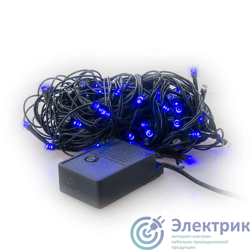 4690601041890 | Гирлянда ILD200C-GB 200LED 20м 8 реж. син. SHlights