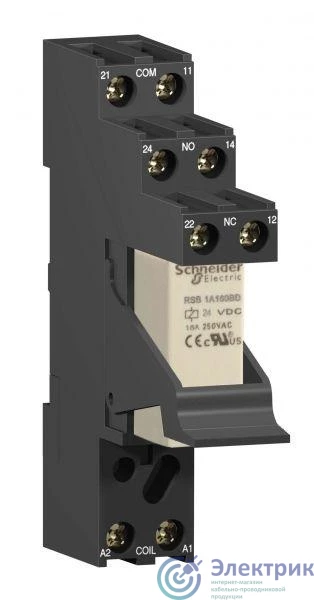RSZE1S48M | Колодка для реле RSB1A160/RSB2A080 SchE 