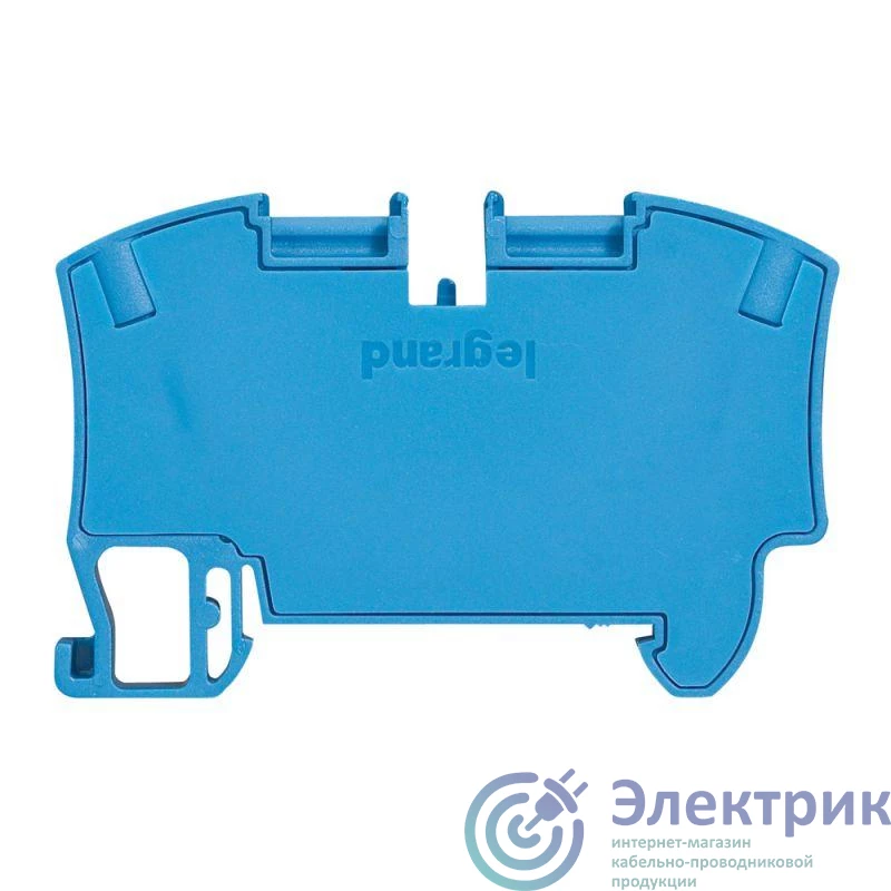 037202 | Клемма пруж. 6кв.мм Viking3 син. Leg 