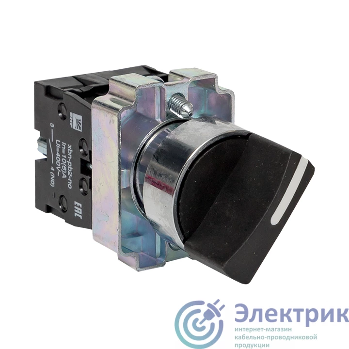 xb2-bd33 | Переключатель BD33 3P короткая ручка 2NO EKF 
