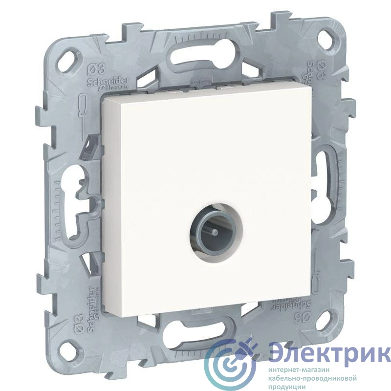 NU546418 | Розетка телевизионная оконечная TV Unica New механизм бел. SchE 
