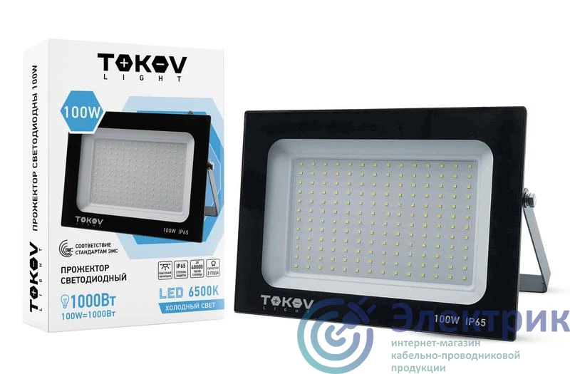 Фото TOKOV ELECTRIC TKL-FL/LED-100-6.5K-IP65