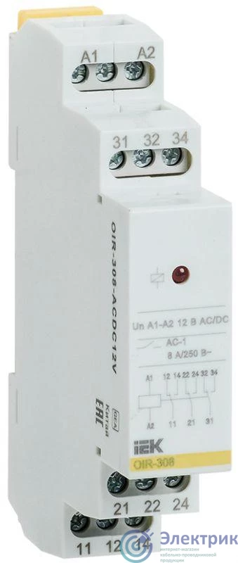 ONI OIR-308-ACDC12V 