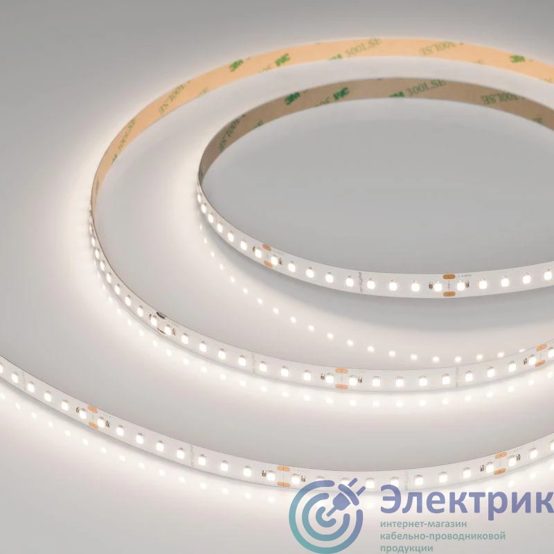 044495 | Лента светодиодная UL-A126-10mm 24V Day 4000К 8Вт/м IP20 высок. эффект. 165лм/Вт (уп.5м) Arlight 