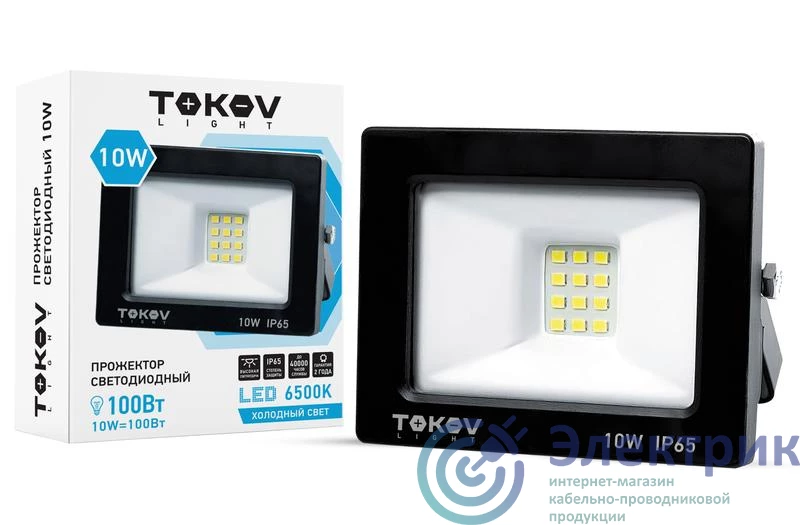 Фото TOKOV ELECTRIC TKL-FL/LED-10-6.5K-IP65