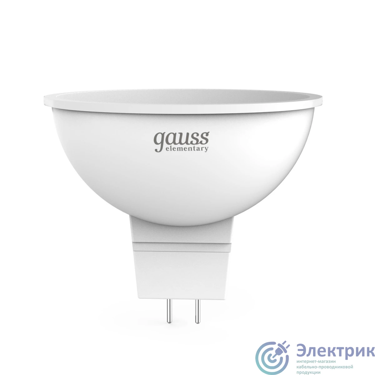 13539 | Лампа светодиодная LED 9 Вт 680 лм 6500К AC180-240В GU5.3 софит MR16 холодная  Elementary Gauss GAUSS 