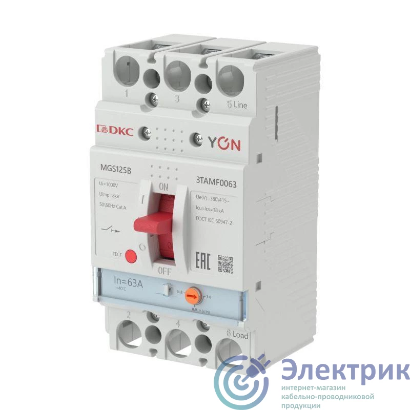 Фото YON (группа DKC) MGS125B-3TAMF0063