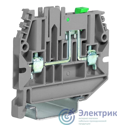 ZCBS02GR | CBS.2/GR Клемма с ножевым размыкателем 2.5 кв.мм 1 уровень винт DKC 