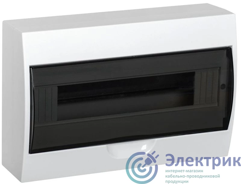 MKP12-N-04-15-41 | Корпус навесной ЩРН-Пк-15 Krepta 3 IP41 пластик. бел. IEK 