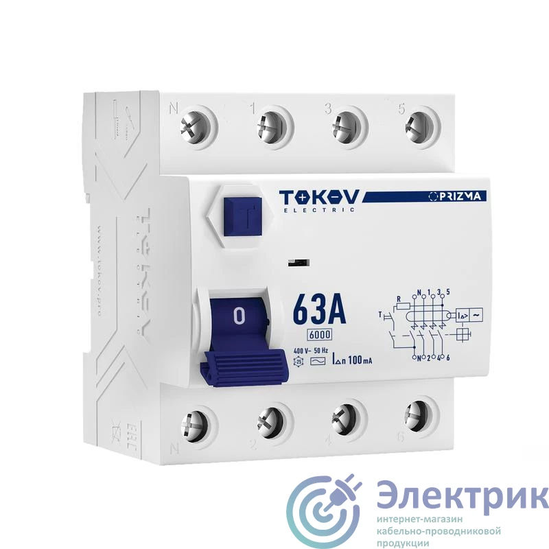 Фото TOKOV ELECTRIC TKE-PZ60-RCDM-4-63-100-AC
