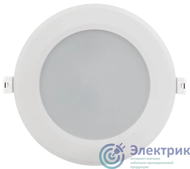 LDVO0-1714-12-6500-K01 | Светильник светодиодный ДВО 1714 12Вт 6500К IP40 даунлайт встраив. круг бел. IEK 