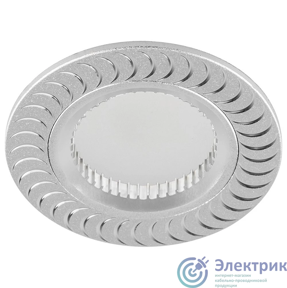 GS-M392S | Светильник ИВО-50w 12в G5.3 серебро FERON  17927