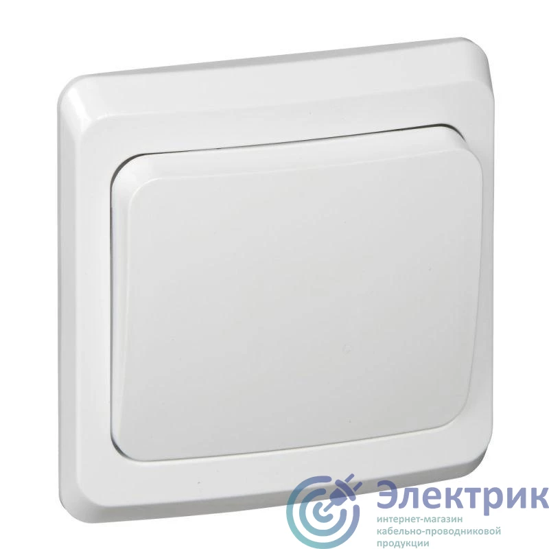 BC10-004B | Переключатель проходной 1-кл. СП Этюд 10А IP20 бел. SE 