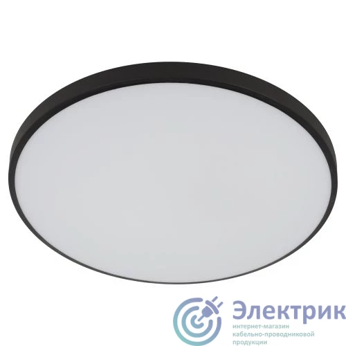 Б0069771 | Светильник светодиодный Классик SPB-6 BK 24Вт 5000К Slim Base потолочн. без ДУ Эра 