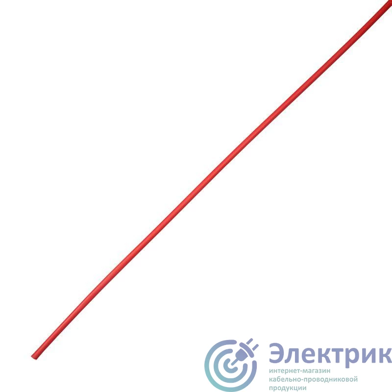 26-9004 | Трубка термоусадочная двустенная клеевая 9/3 (3:1) красн. 1м Rexant 