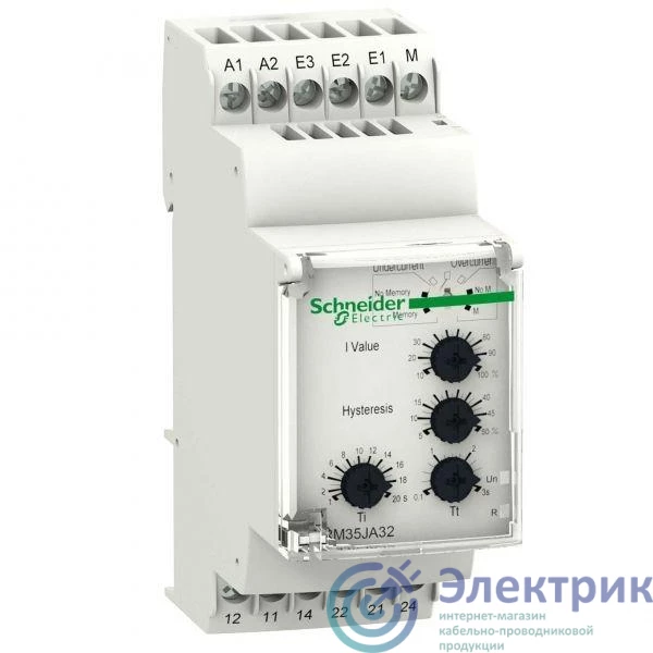 RM35JA32MW | Реле контроля тока 0.15...15А SchE