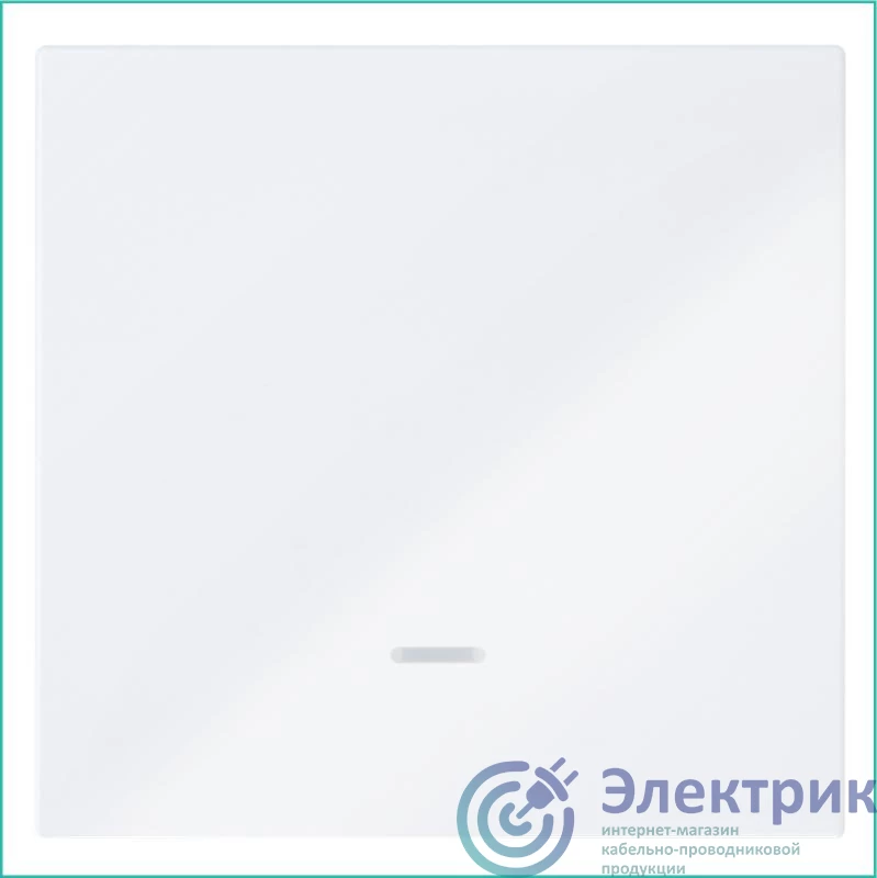 FD3011NW | Выключатель 1-кл. СП FD 10А IP20 с подсветкой с накладкой механизм бел. глянцевый Jasmart 