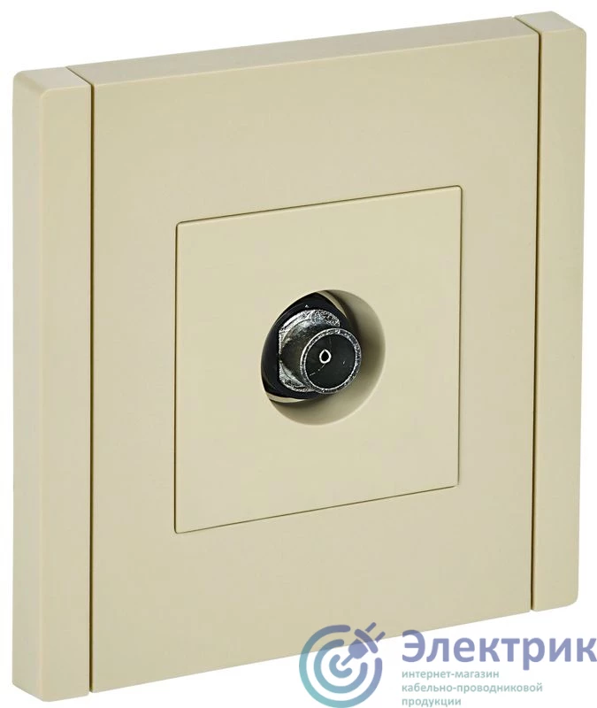 FP-A10-O-K10 | Розетка TV оконечная FORTE&PIANO FP428 ваниль IEK 