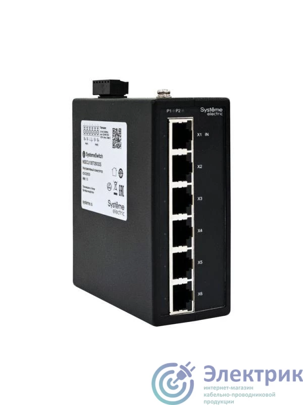 NSECU106T06X00S | Концентратор промышленный EtherCAT 6х100BaseT SE 