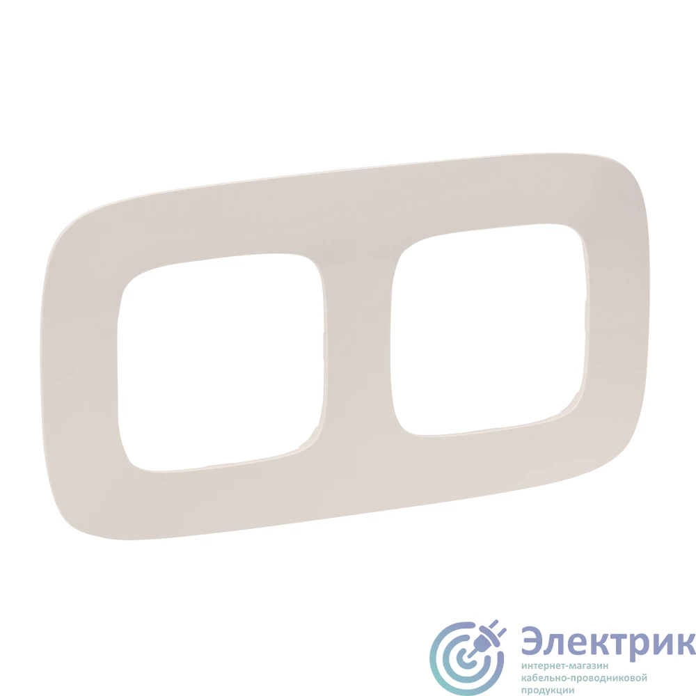 754312 | Рамка 2-м Valena Allure универсальная сл. кость Leg 
