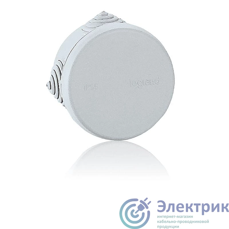 092101 | Коробка круглая Plexo IP55 70/45мм Leg 