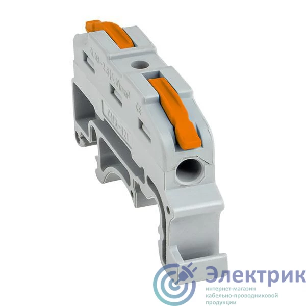 plc-smk-421-din | Клемма строительно-монтажная СМК проходная 222-421 1п 0.08-4кв.мм на DIN-рейку (уп.25шт) PROxima EKF 
