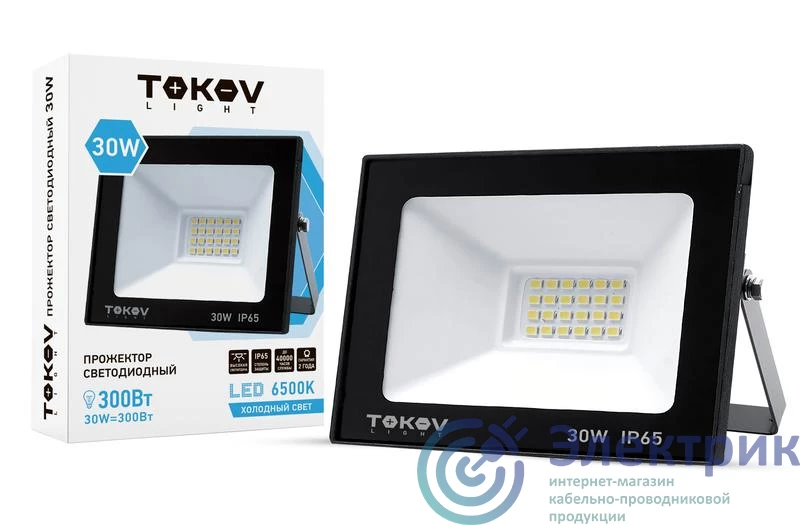 Фото TOKOV ELECTRIC TKL-FL/LED-30-6.5K-IP65