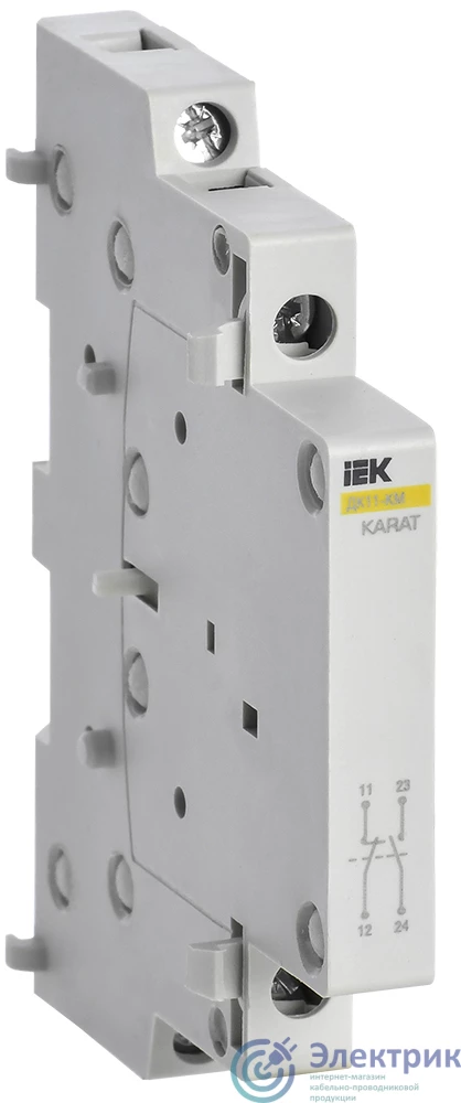 MKK00D-DK-11 | Контакт дополнительный ДК11-КМ 1НО+1НЗ KARAT IEK 