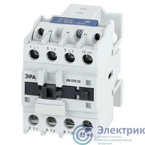 Б0050439 | Контактор КМИ-22510 25А 400В/АС3 1НО PRO Эра