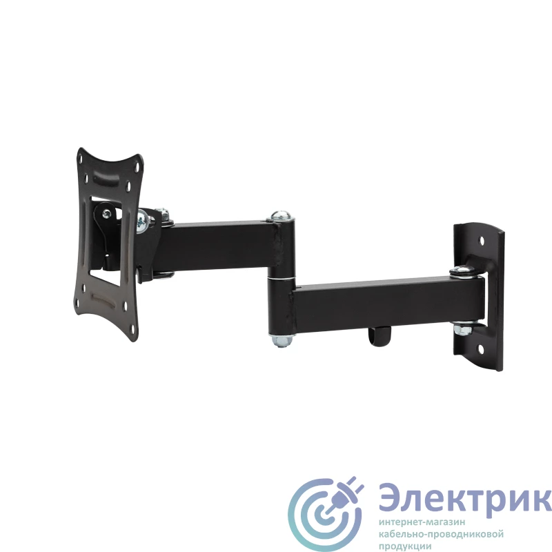 38-0051 | Кронштейн для телевизора 13-37 дюймов наклонно- поворотный два колена, REXANT 
