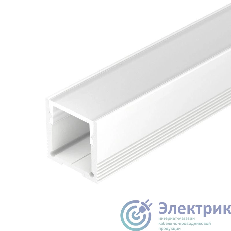 047631 | Профиль SL-SLIM20-H20-2000 WHITE L2000 алюм. Arlight