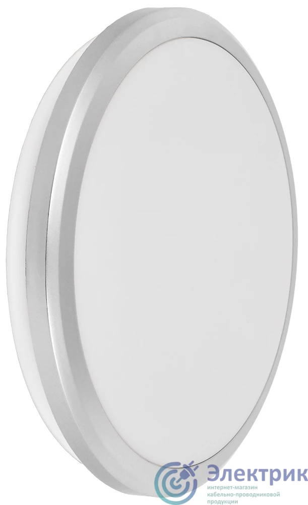 LDPB0-3103-18-4000-K01 | Светильник светодиодный ДПБ 3103 18Вт IP54 4000K круг серебро IEK 