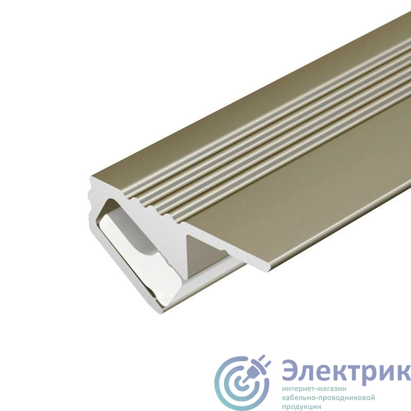 038208 | Профиль SL-MINI-SHELF-H9-2000 ANOD OLIVE GREY L2000 алюм. Arlight