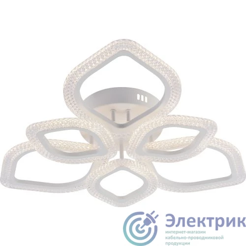 Б0060842 | Светильник светодиодный Megan 6110-107 106Вт 2800К-6200К модерн с пультом потолочный Rivoli 