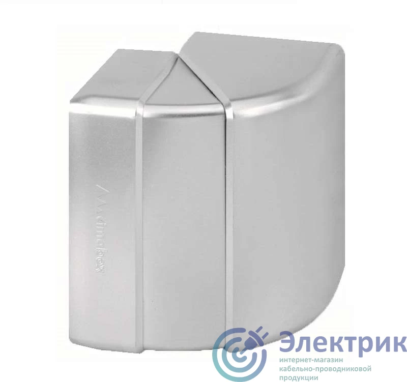 TKA102208-8 | Угол для кабель-канала внешний изменяемый алюм. для TK11081-8 и TS9055-8 Simon Connect