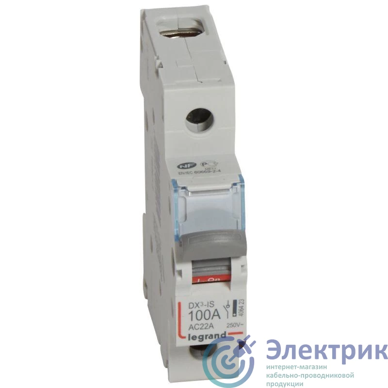 406423 | Выключатель-разъединитель 1п 100А DX3 Leg 