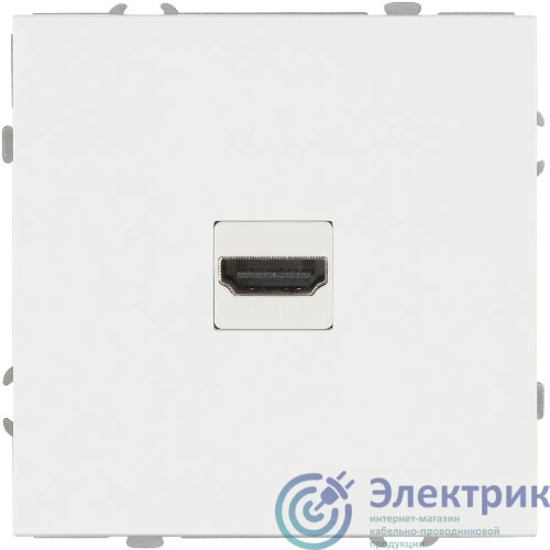Б0070794 | Розетка HDMI СП 16А IP20 250В Galaxy бел. Эра 