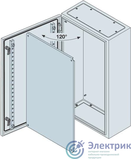 SRN8625K | Корпус шкафа IP65 монтаж. плат. 800х600х250 ABB 