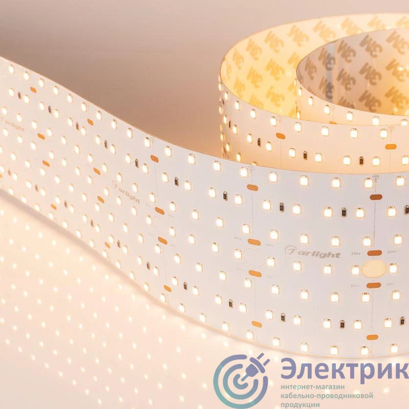 021211(2) | Лента светодиодная S2-A560-85mm 24V Warm 3000К 40Вт/м IP20 2835 открыт. (уп.2.5м) Arlight 