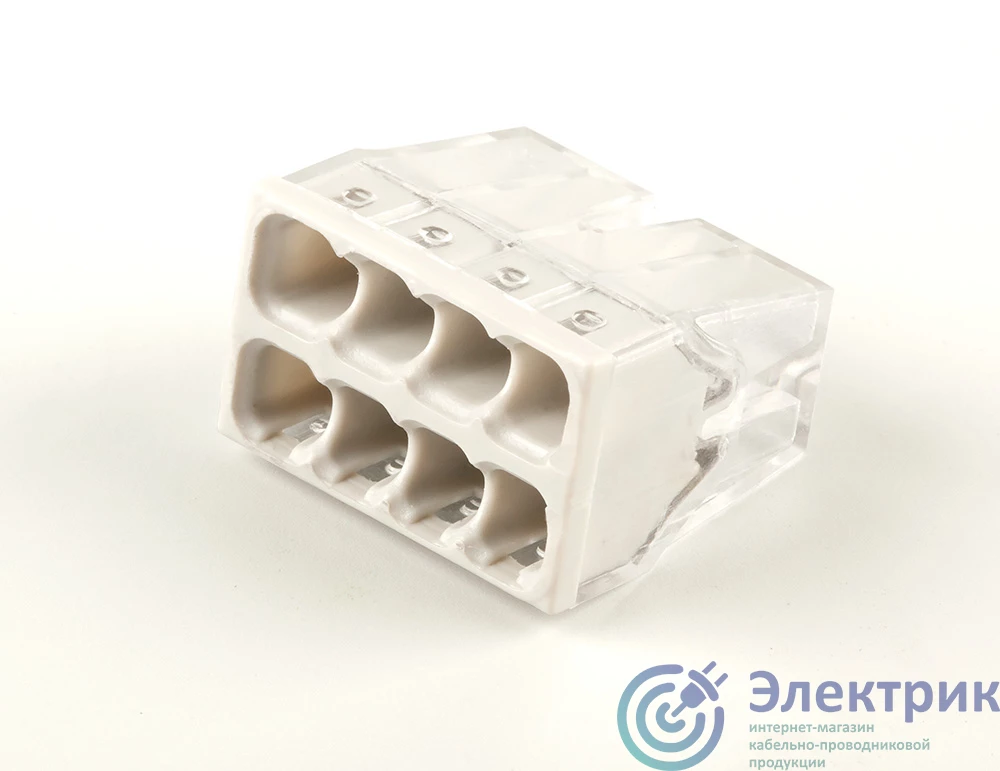 LD2273-208 | Клемма монтажная 8-проводная для 1-жильного проводника STEKKER  32392