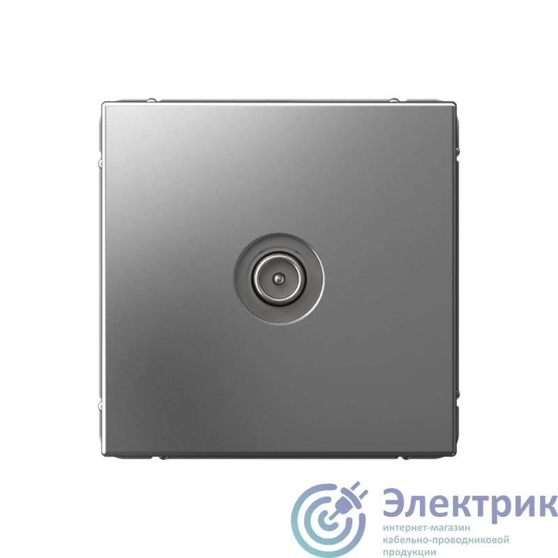 GAL000992 | Розетка телевизионная проходная TV ArtGallery 4дБ механизм сталь SE 