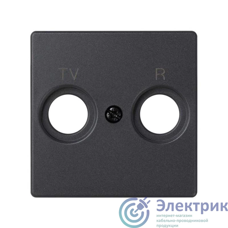 82053-38 | Накладка розетки R-TV Simon82 граф.