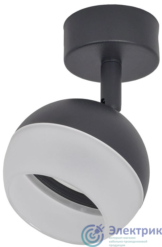 LT-USB0-4011-GX53-1-K02 | Светильник 4011 GX53 настенно-потолочный черн. IEK