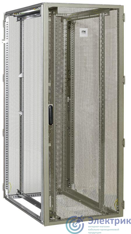 Шкаф серверный 19дюйм 42U 800х1000мм двухдверный сер. by ZPAS ITK ZP35-42U-0810-P2P